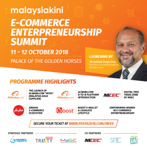 Jom Sertai Malaysiakini eCommerce & Entrepreneurship Summit, Tiket Percuma Untuk Anda!