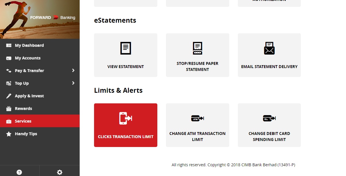 Tutorial Tukar Had Limit Transaksi Cimbclick Tak Sukar Rupanya Kongsi Tular Semasa Forum Cari Infonet