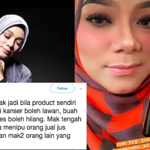 "Tak Jadi Kesian Sebab Produk Sendiri Pun Overclaim" - Linda Rafar Dikecam Jual Jus Ubati Kanser