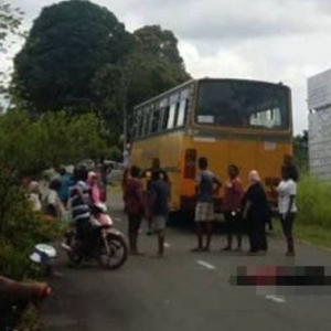 Padah Berdiri Di Tangga, Pelajar Maut Digilis Bas Sekolah