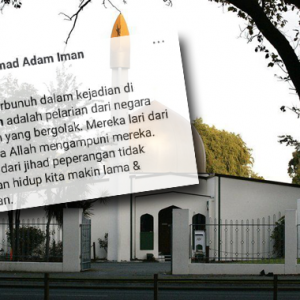 "Semoga Diampuni" - Lelaki Tuduh Mangsa Serangan Christchurch Pelarian Yang Lari Dari Jihad