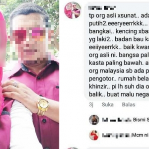 Bau Kambing, Kencing Tak Basuh, Tak Ada Nilai, Kasta Rendah-Lelaki Hina Orang Asli