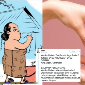 "Wanita Melayu Tak Pandai Jaga Badan? Lelaki Ni Kutuk Bini Ja Pandai, Walhal Diri Sendiri Lagi Teruk!"