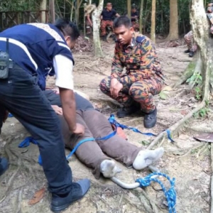 Asma, Kejang Kaki Dalam Hutan-18 Abang Bomba Bergilir Usung Wanita 137kg