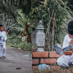 'Sayunya, Teringat Arwah Mak' - Kisah Adik Ini Melawat Pusara Gamit Kenangan Pilu