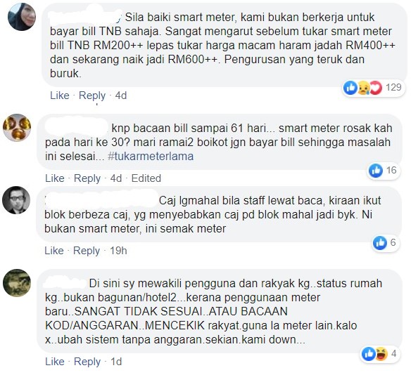 Bil Elektrik Melambung Tnb Careline Dibalun Pelanggan Yang Berang Kongsi Tular Semasa Forum Cari Infonet