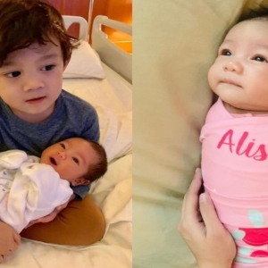 "Ni Pipi Ke Pau?" Setelah Sebulan, Hairul Azreen Dan Hanis Zalikha Kongsi Gambar Alisa Aisyah