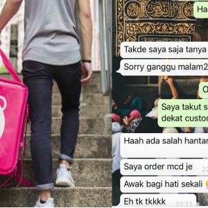 "Saya Order McD je, Awak Bagi Hati Sekali" - Rider Foodpanda Ini Digoda Customer Sendiri. Lucu!