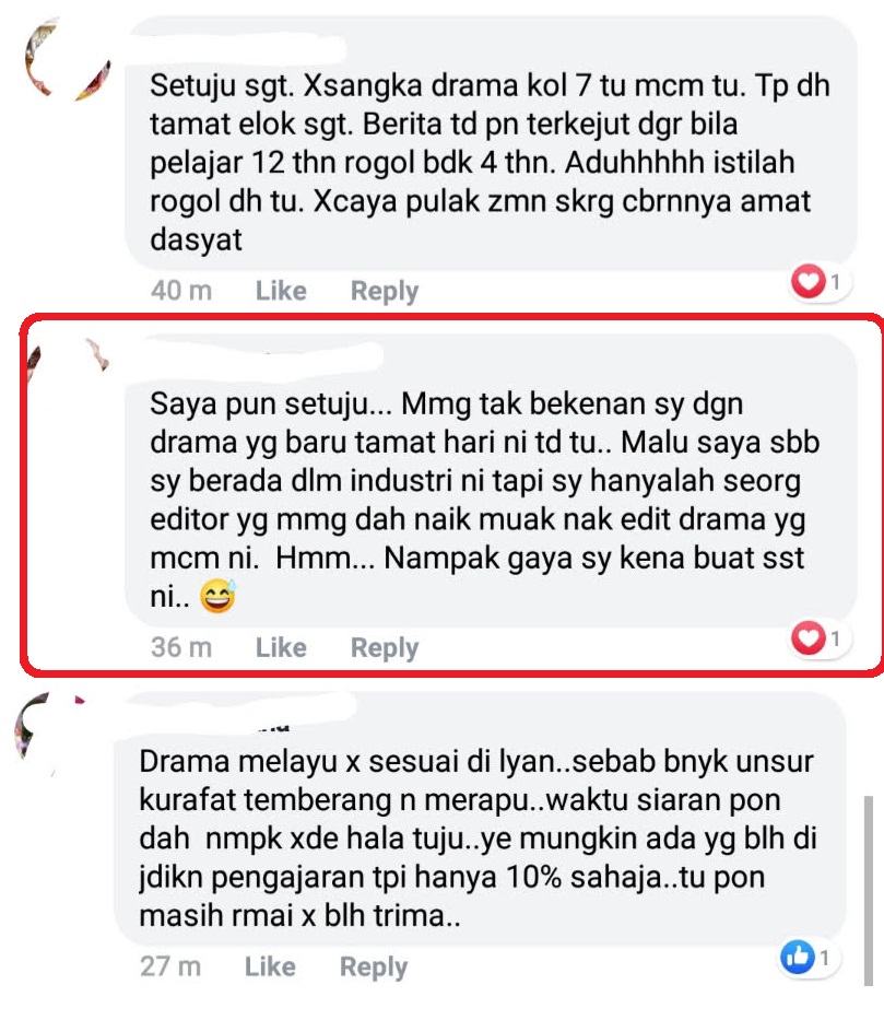 "Malu Saya Sebab Saya Pun Dalam Industri Ni" - Editor TV 