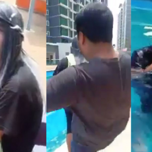 "Kita Nasihat, Dia Kata Kita Bodoh Pula" - Geng Buli Tolak Maknyah Masuk Kolam, Patut Ke?