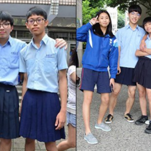 Pelajar Lelaki Di Taiwan Kini Boleh Memakai Skirt Ke Sekolah?
