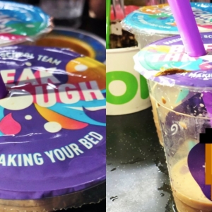 Pemuda Terkejut Termakan Lipas Dalam "Bubble Tea" Jenama Terkenal