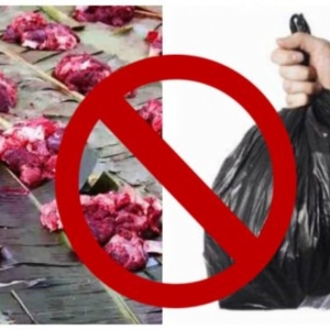 Awas! Doktor Ini Beri Peringatan Bahaya Guna Plastik Sampah Hitam Bungkus Daging Korban