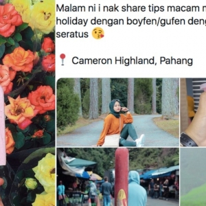 Amboi! Siap Bagi Tip Cuti Bajet Outing Dengan Boyfriend, Tak Takut Neraka Ke?