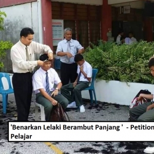 Pelajar Tingkatan 1 Buat Petition Mohon Tun M Benarkan Lelaki Berambut Panjang Ke Sekolah