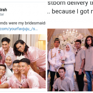 Pengantin Wanita Tular Setelah Pilih Sahabat Lelaki Sebagai Bridesmaid