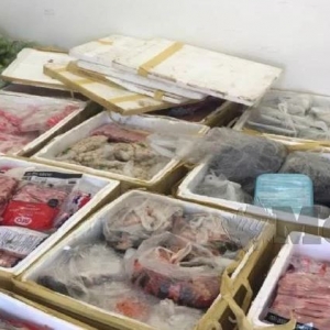 Gelinya, Sayur Dan Produk Babi Dibawa Dalam Satu Lori