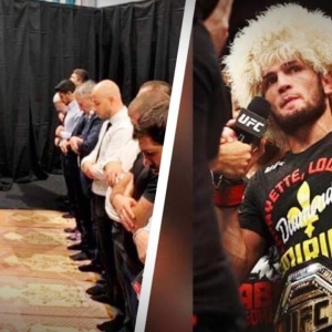 "Antara Atlet Terkaya Dunia Tapi Tetap Solat" - Khabib Nurmagomedov Jadi Imam, Buat Netizen Tersentuh!