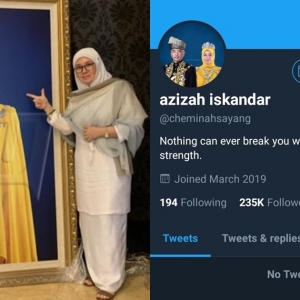 Ada Yang Selar Kata Gila Glamor, Raja Permaisuri Agong Akhirnya 'Deactivate' Akaun Twitter!