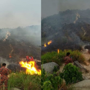 Sedih! Bukit Broga Terbakar, Akibat Sikap Tidak Bertanggungjawab Pendaki