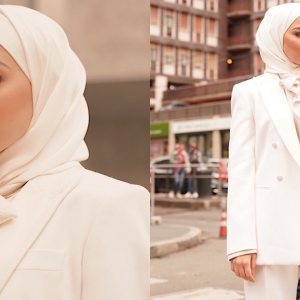 "Tahniah! Bangga Dan Terharu" - Neelofa Pertama Kali Tampil Berhijab Penuh Di Milan Fashion Week!