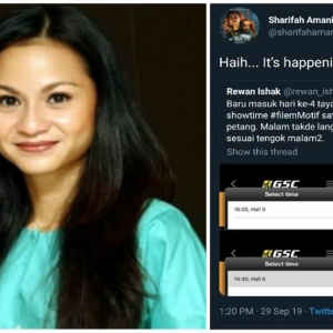 Twitter GSC Diserang, Pengarah dan Pelakon Berang Waktu Tayangan 'Motif' Dikurangkan