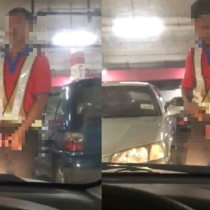 Pekerja Pasar Raya Onani Di Hadapan Kereta Pengunjung Tanpa Segan Silu. Seramnya!