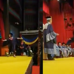 "Cute Wehhh!" - Aksi Graduan UM Menari Di Pentas Konvo Curi Perhatian