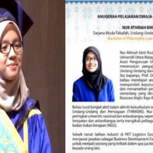 '4 Flat Tujuh Semester Berturut-turut' -  Keputusan Akademik Luar Biasa Graduan UUM Ini Pukau Netizen