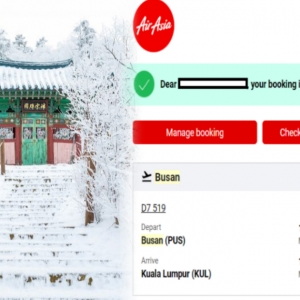 Terpaksa Batalkan Trip Ke Korea? Ikut Cara Ini Dapatkan Refund Tiket Air Asia Sehingga 100%