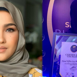 Elfira Loy Teruja Terima Anugerah SEBA 2019 Walaupun Masih Berpantang!