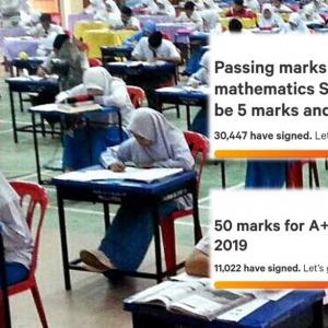 "Calon SPM 2019 Lembik , Sikit-sikit  Buat Petisyen Minta Turunkan Markah Lulus"