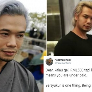 "Gaji RM1500 Tapi Buat Kerja Macam Gaji RM5000, You're Underpaid!"- Hazeman Huzir