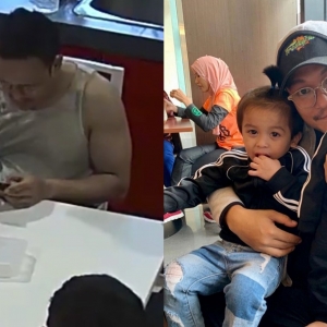 Dek Terlalu Leka Dengan Smartphone, Shaheizy Sam Tersiku Anaknya Hingga Jatuh, "Kasihan Syeriv"