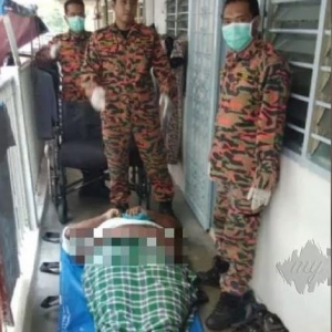 Sampai 10 Orang Bomba Angkat Lelaki 200 KG, "Ambulans Pun Tak Muat"