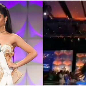 Apa Dah Jadi Dengan Lantai Pentas Miss Universe ? Ratu Malaysia Tetap Semangat Biarpun Jatuh Tergolek