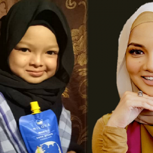 "Macam Saya" - Neelofa Teruja Melihat Budak 5 Tahun Seiras Dengannya