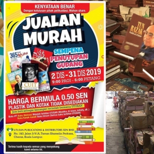 50 Sen Je! Netizen Rayu Bantu Jualan Penutupan Gudang Utusan