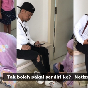 "Isteri Bukan Orang Gaji" -Netizen Tak Senang Tengok Siti Sarah Pakaikan Kasut Shuib?