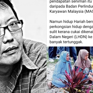 Balu Arwah Loloq Terpaksa Jual Rumah Tanggung Cukai Royalti, "Kenapa Lepas 10 Tahun Baru Minta?"