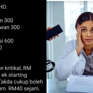 Elaun Kritikal Doktor Ditarik, Ramai Yang Marah. Warganet Persoal, "Kenapa Gaji 4 Ribu Tak Cukup Ke?"