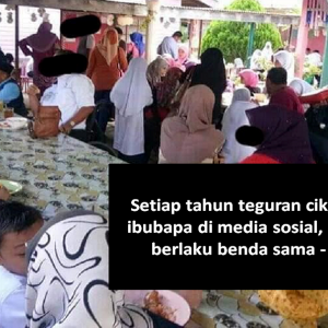 "Kerusi Kantin Hak Murid, Kenapa Parents Yang Duduk?" - Sedih, Sudah 2020 Tapi..