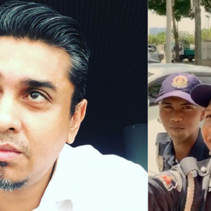 Sempoi ! Azad Jazmin Walaupun Kena Saman, Tetap Mesra Dan Menyempat Lagi Selfie