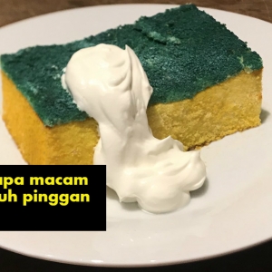 "Dah Macam Span Cuci Pinggan" - Kek Span Jepun, Ada Selera?