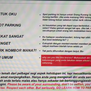 'Anda Parking Dengan Zalim' - Kad Tegur Pemandu Bermasalah, Nak Tempah?