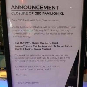 GSC Pavilion Ditutup, Pengguna Terkejut Dan Mahu Penjelasan