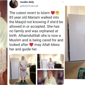 Nenek Dapat Hidayah, Usia 84 Tahun Peluk Islam