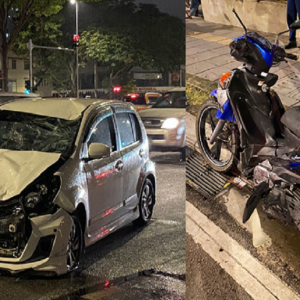 "Melambung Penunggang Motor Dibuatnya, Asal Myvi Je Mesti Tak Relax!"