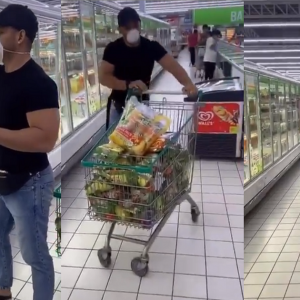 "Badan Besar, Otak Kecik" - Buat Prank Pembelian Panik Di Pasar Raya, Influencer Teruk Dikecam