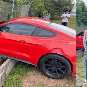 Ford Mustang Rosak Tak Apa 'Asal Bini Okey'